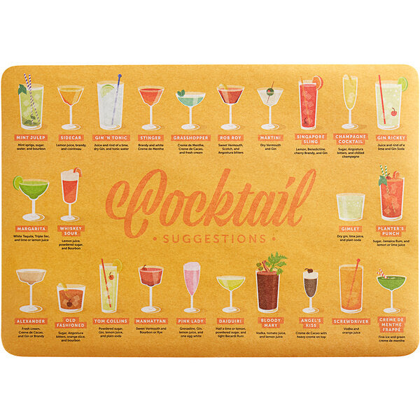 Choice 10" x 14" Welcome Paper Placemat - 1,000/Case