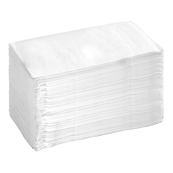 Choice White 2-Ply Dinner Napkin 17" x 15" - 3,000/Case
