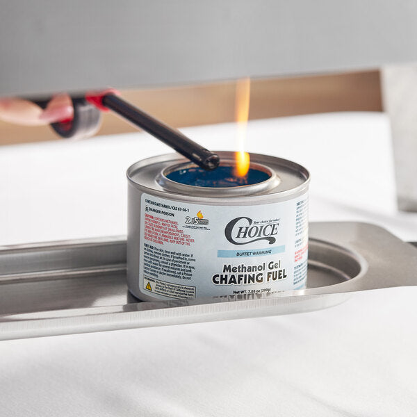 Choice 2.5 Hour Methanol Gel Chafing Dish Fuel - 72/Case