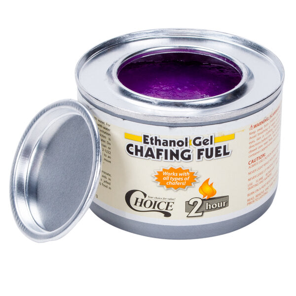 Choice 2.5 Hour Ethanol Gel Chafing Dish Fuel - 72/Case