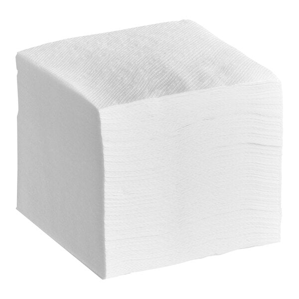 Choice 2-Ply White Beverage / Cocktail Napkin - 3,000/Case