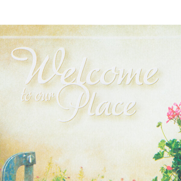 Hoffmaster 311125 10" x 14" Welcome Paper Placemat - 1,000/Case