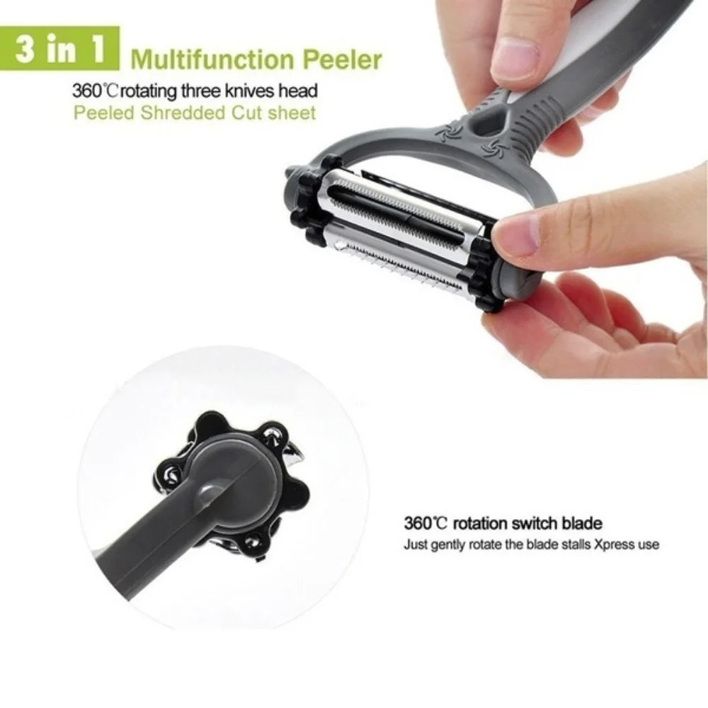 3-in-1 Multifunctional Rotary Peeler