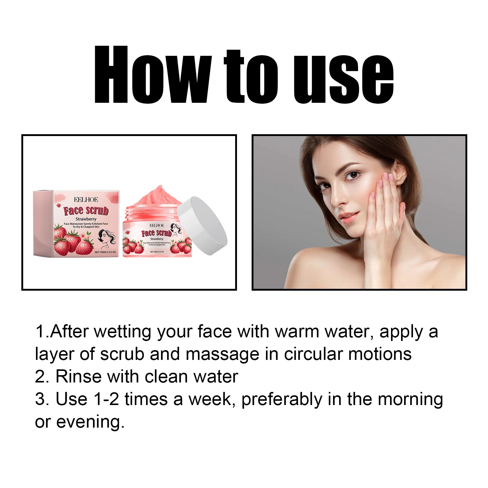 Strawberry Exfoliating Facial Scrub