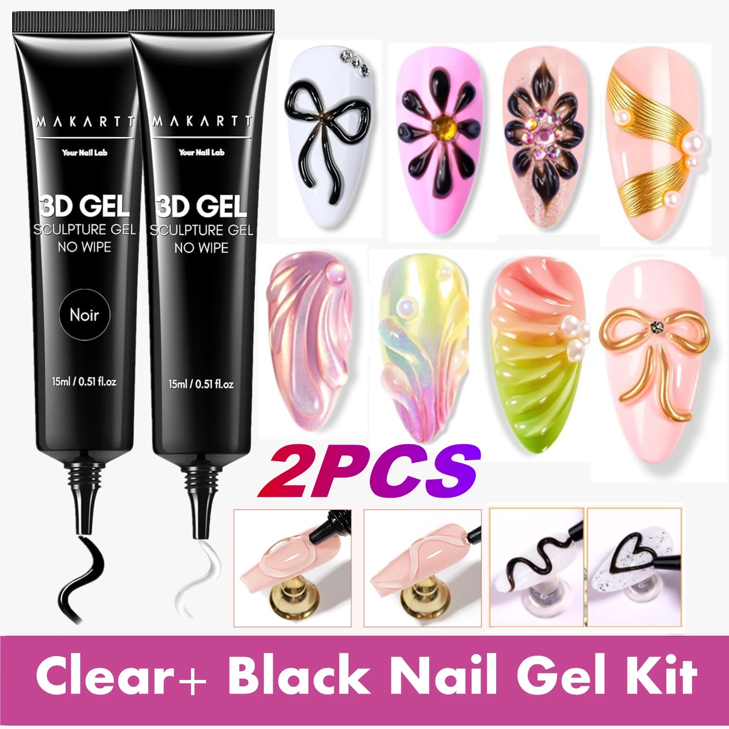 3D Clear Sculpting Gel