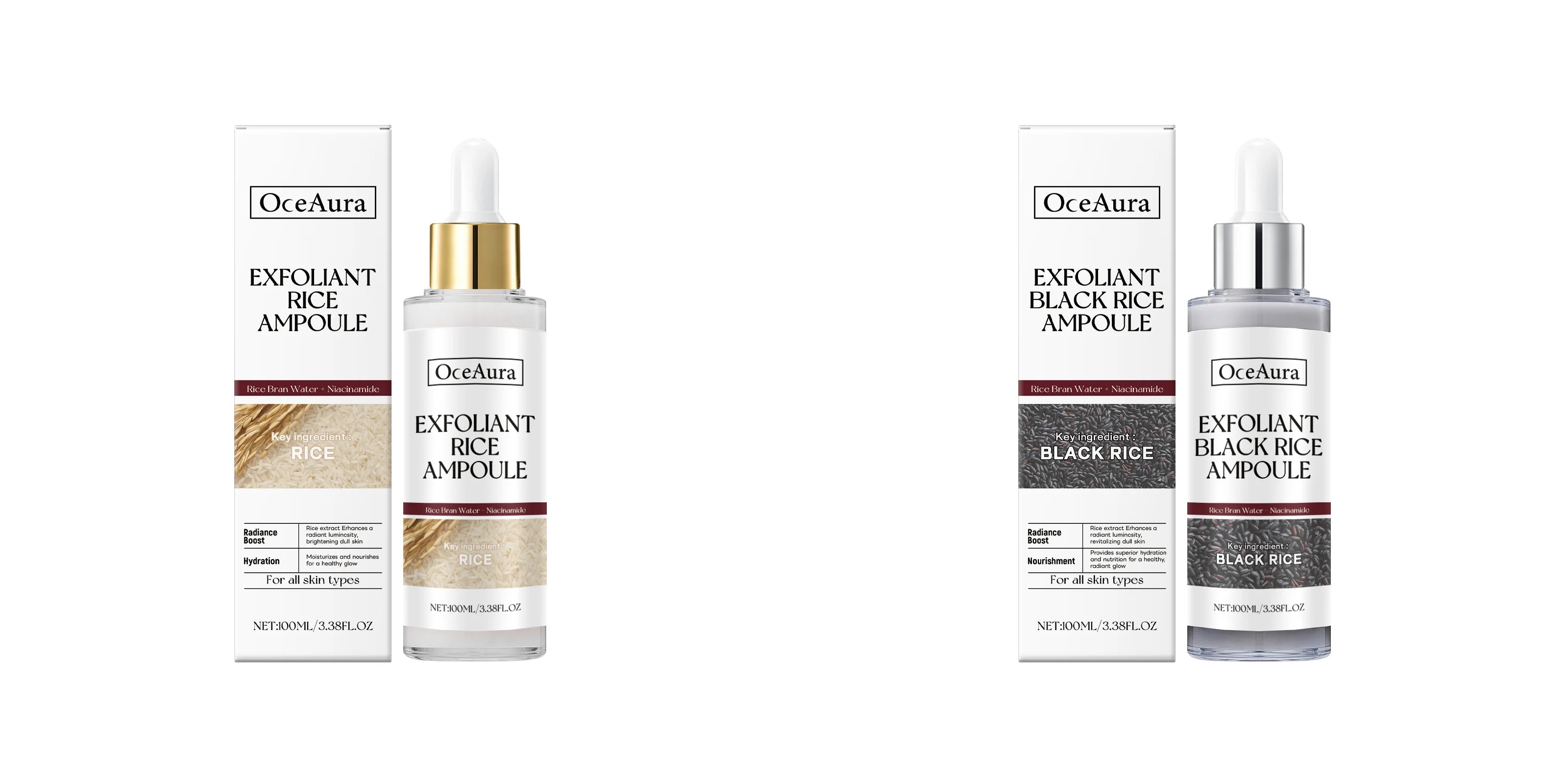 Black Rice Exfoliating Liquid Facial Cleanser