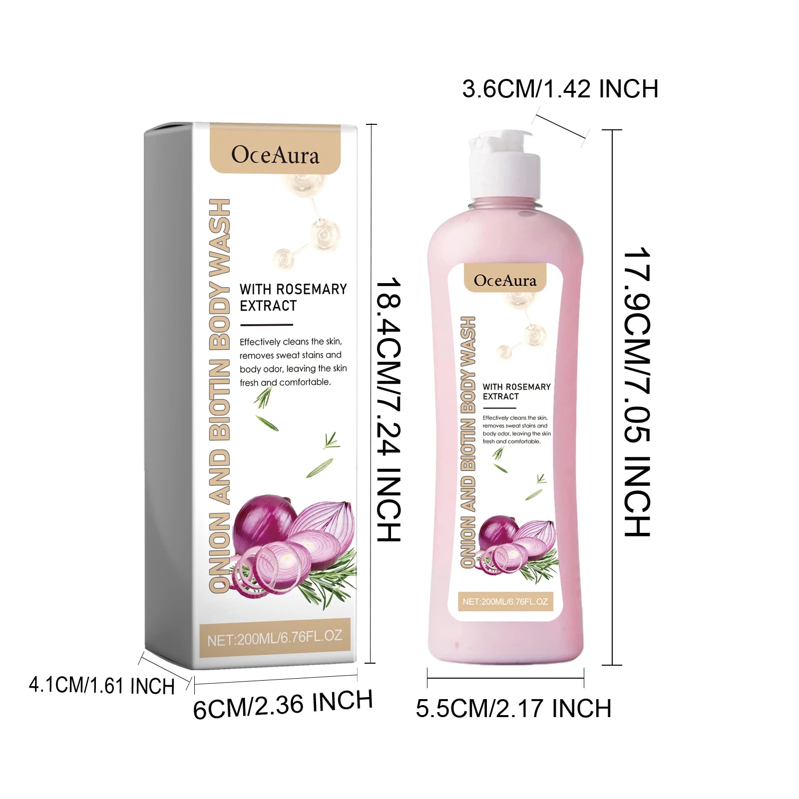 Rosemary Moisturizing Body Wash Gel