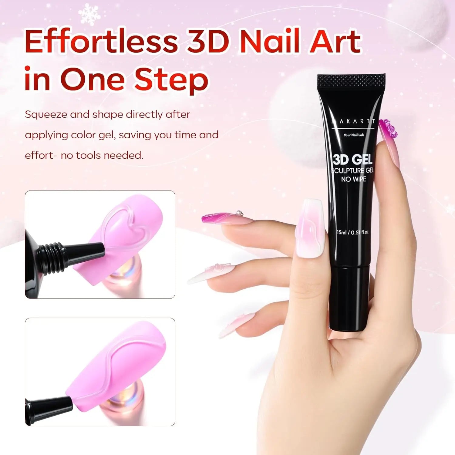 3D Clear Sculpting Gel