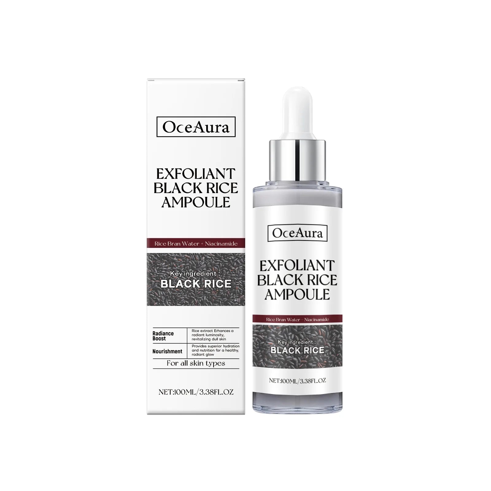 Black Rice Exfoliating Liquid Facial Cleanser