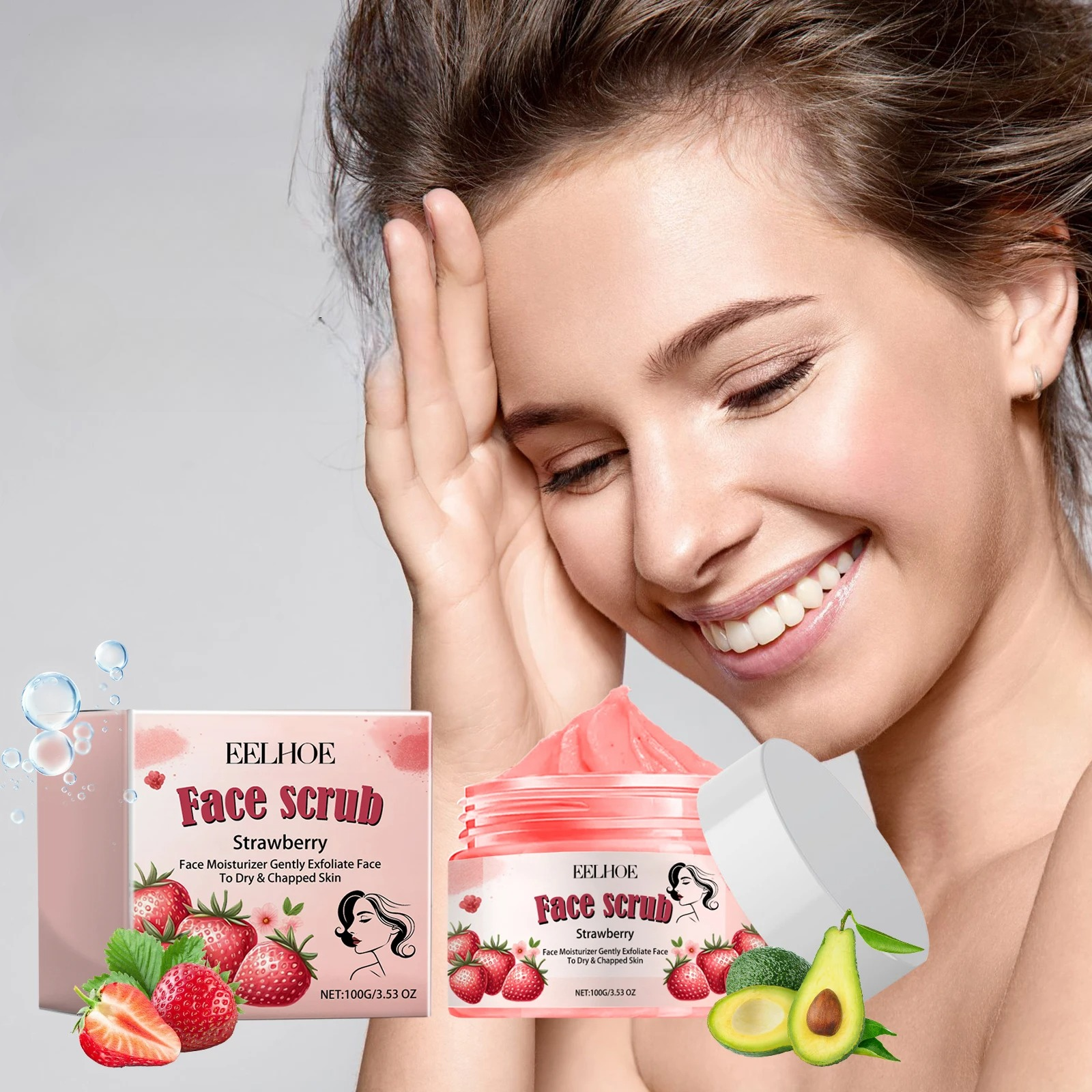 Strawberry Exfoliating Facial Scrub