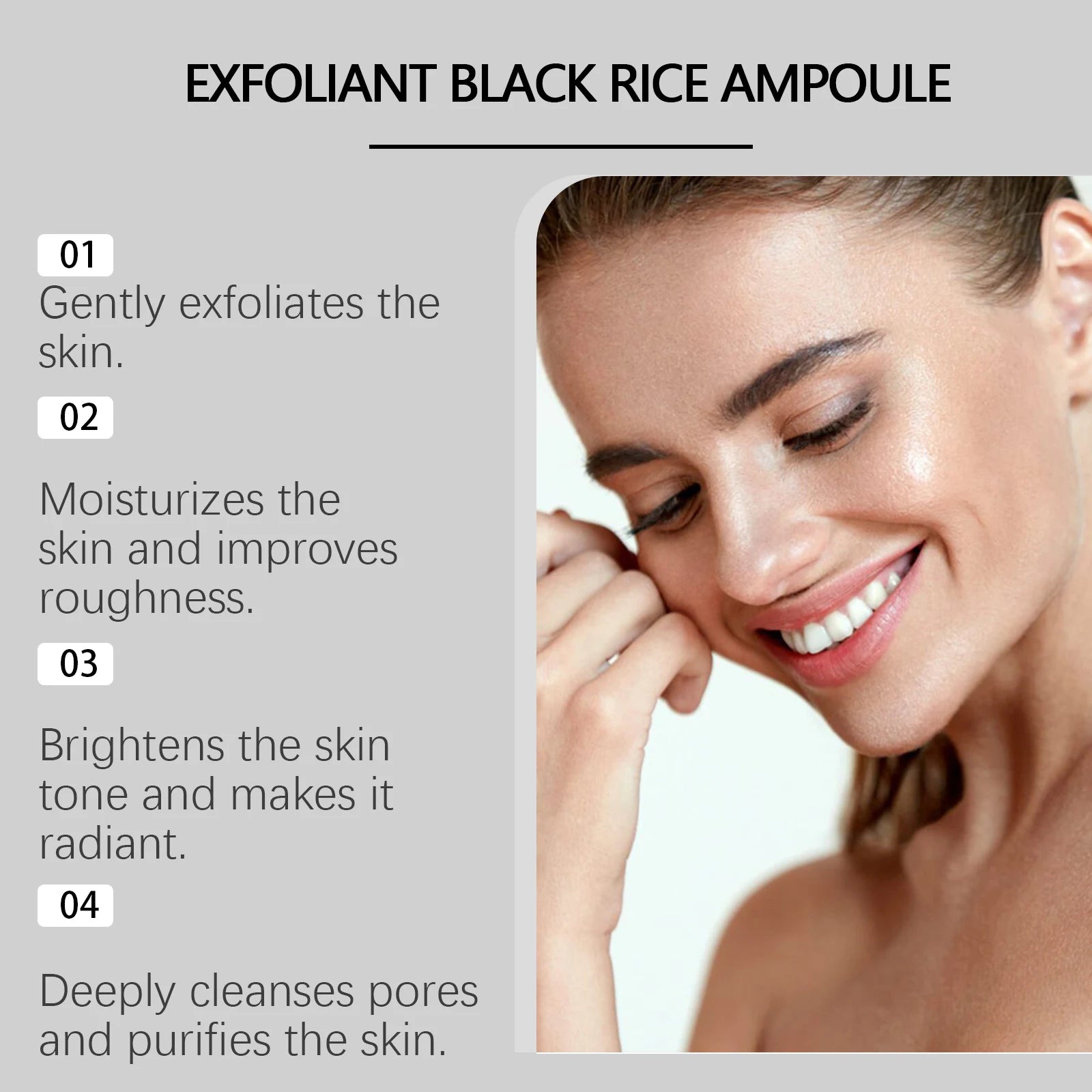 Black Rice Exfoliating Liquid Facial Cleanser