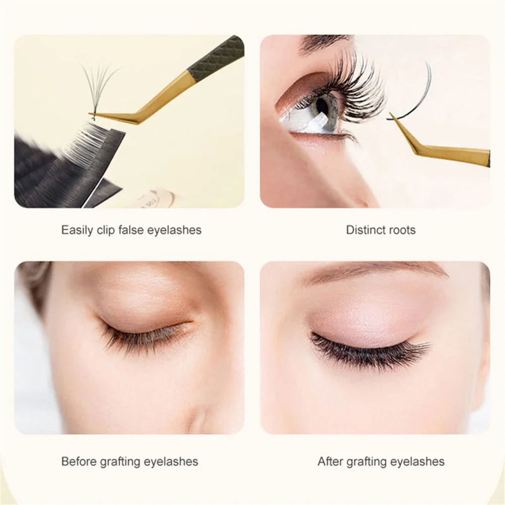 False Eyelash Tweezers for Precision Makeup Application