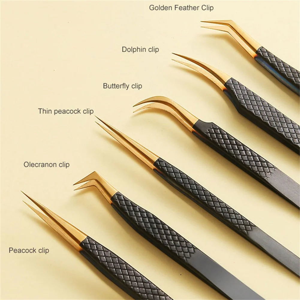 False Eyelash Tweezers for Precision Makeup Application
