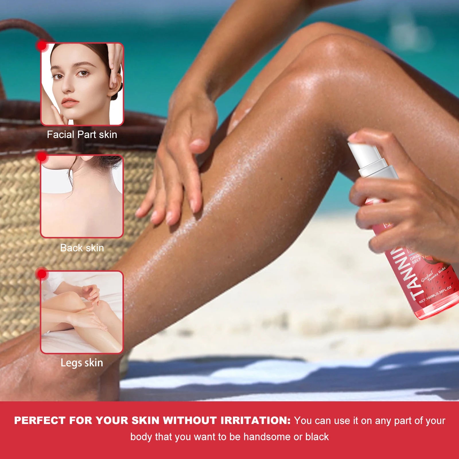 Strawberry Sunless Tanning Body Mist