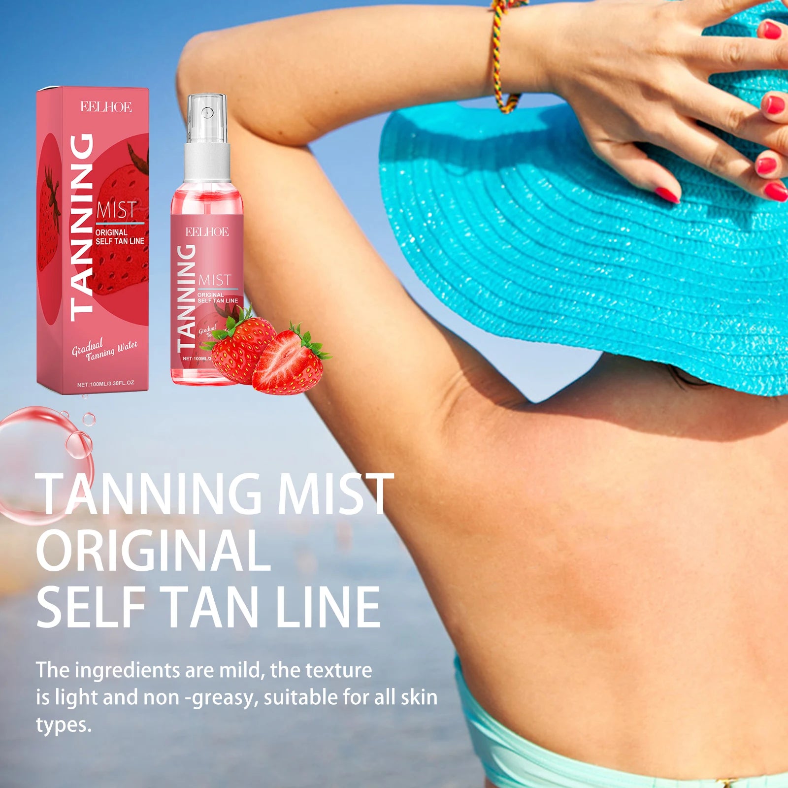 Strawberry Sunless Tanning Body Mist