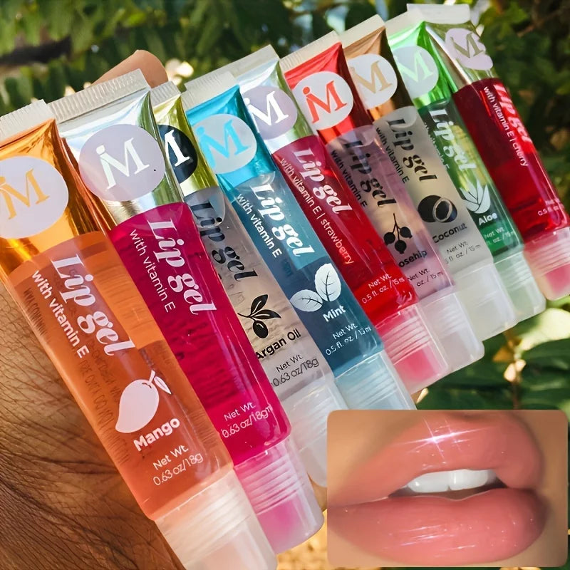 6-Piece Hydrating Clear Lip Oil Gloss Set