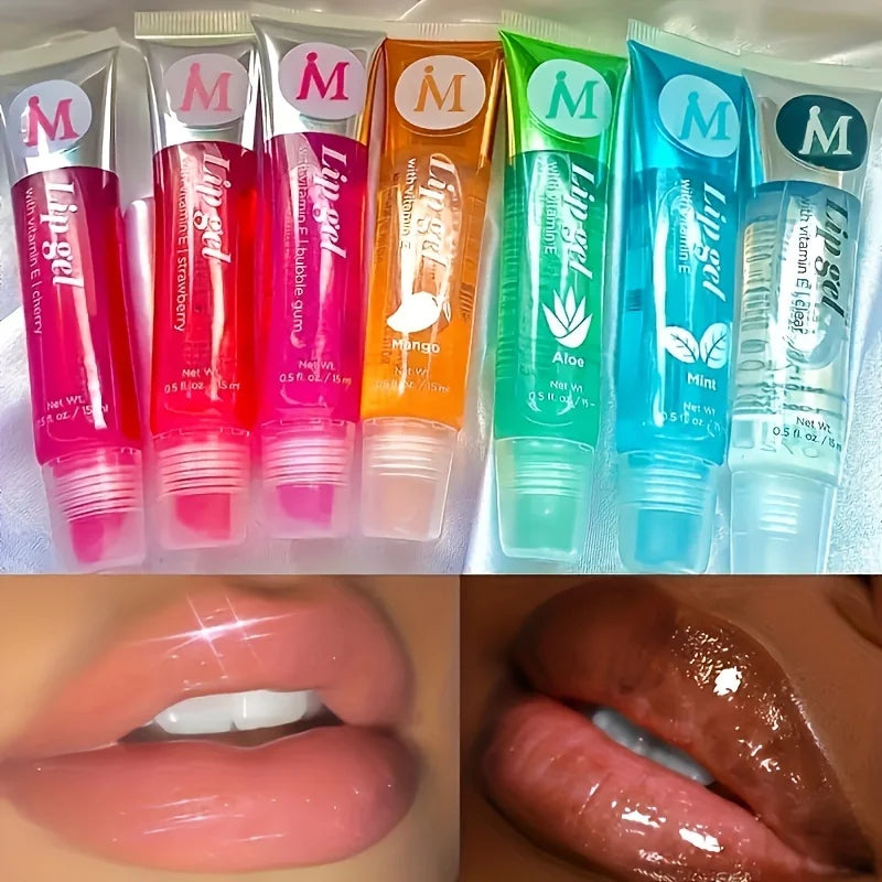 6-Piece Hydrating Clear Lip Oil Gloss Set