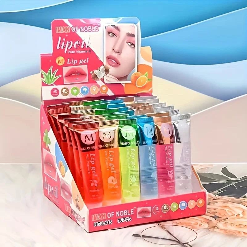 6-Piece Hydrating Clear Lip Oil Gloss Set