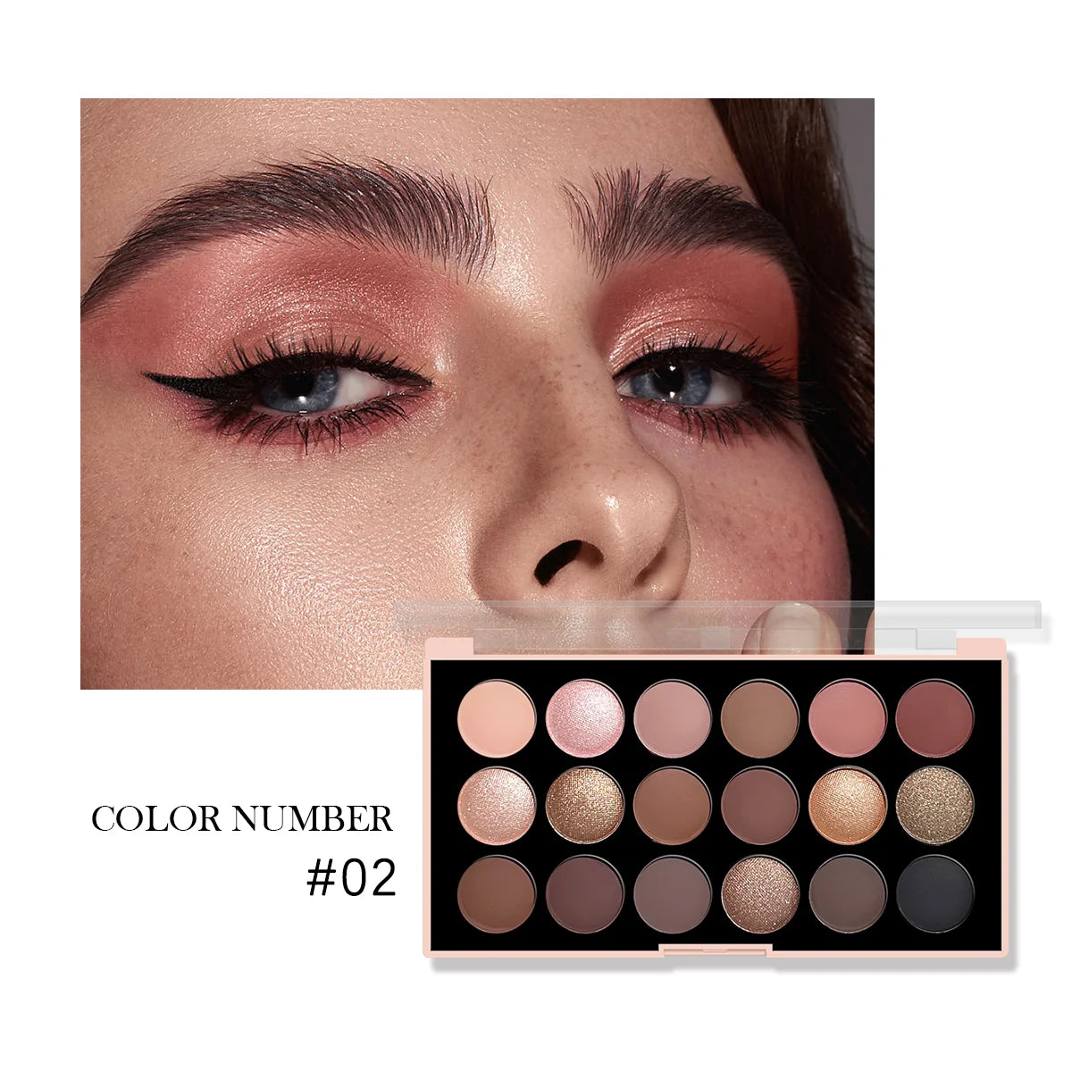 18-Color Earth Tone Eyeshadow Palette
