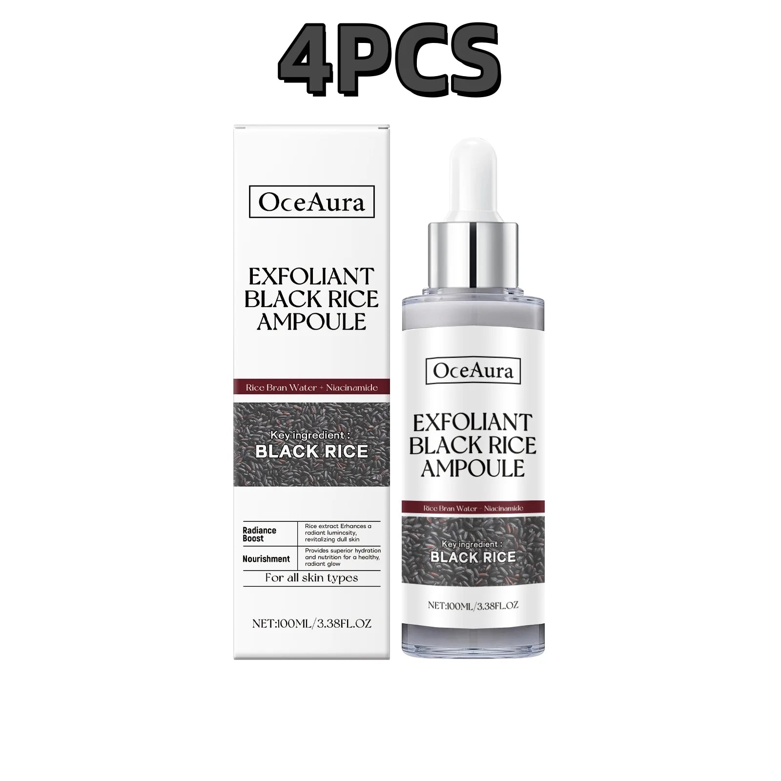 Black Rice Exfoliating Liquid Facial Cleanser