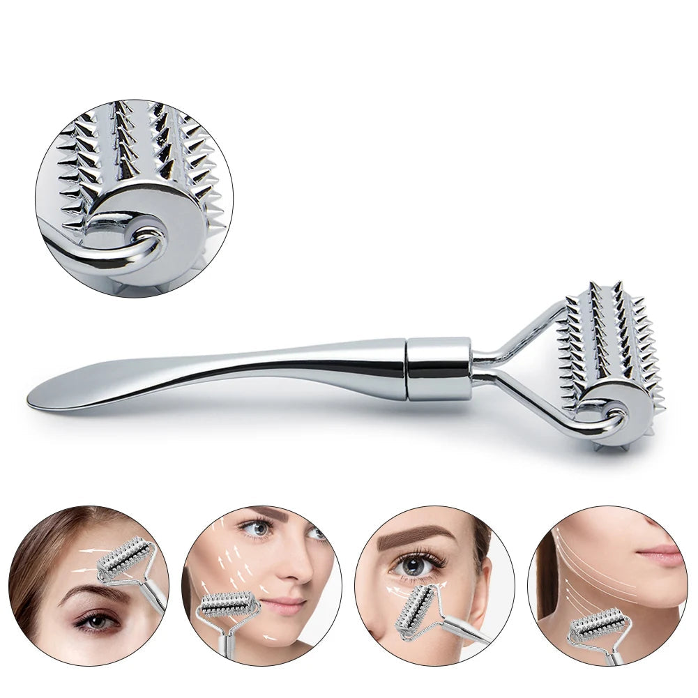 Zinc Alloy Face Roller Massager
