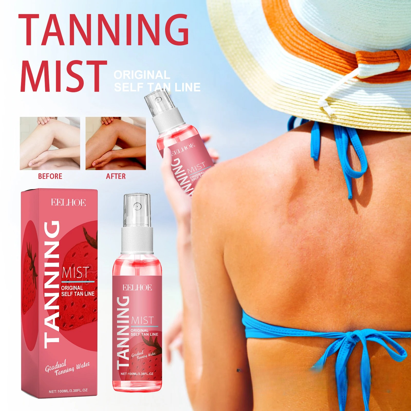 Strawberry Sunless Tanning Body Mist