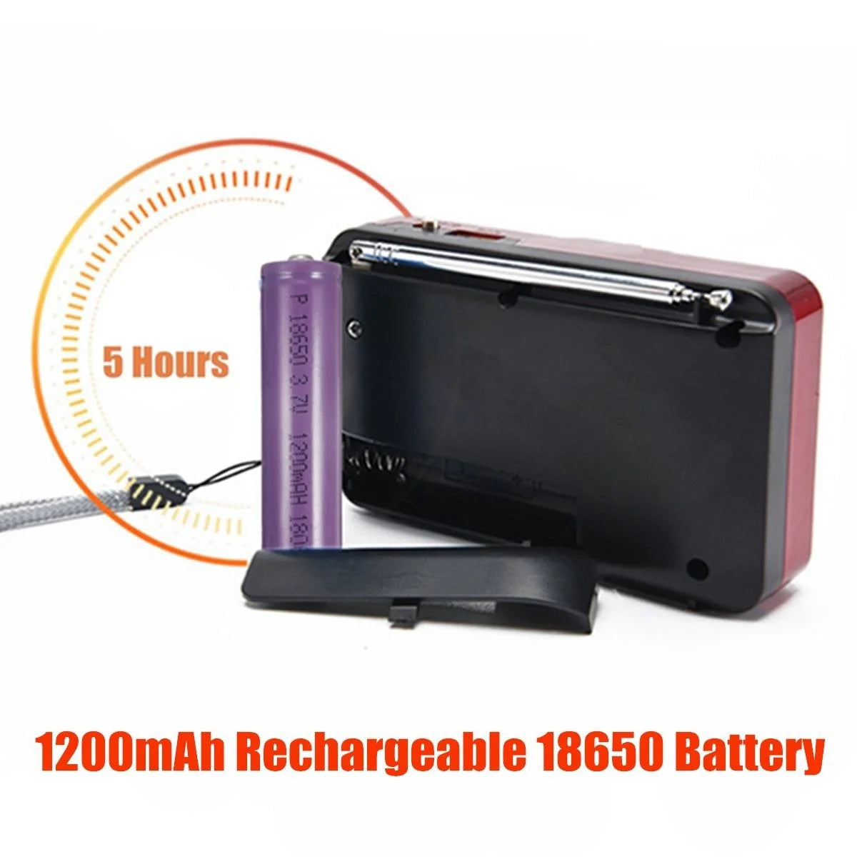 Portable Rechargeable Digital FM Radio