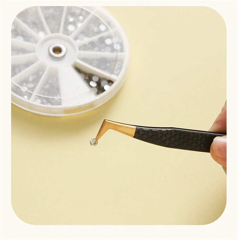 False Eyelash Tweezers for Precision Makeup Application