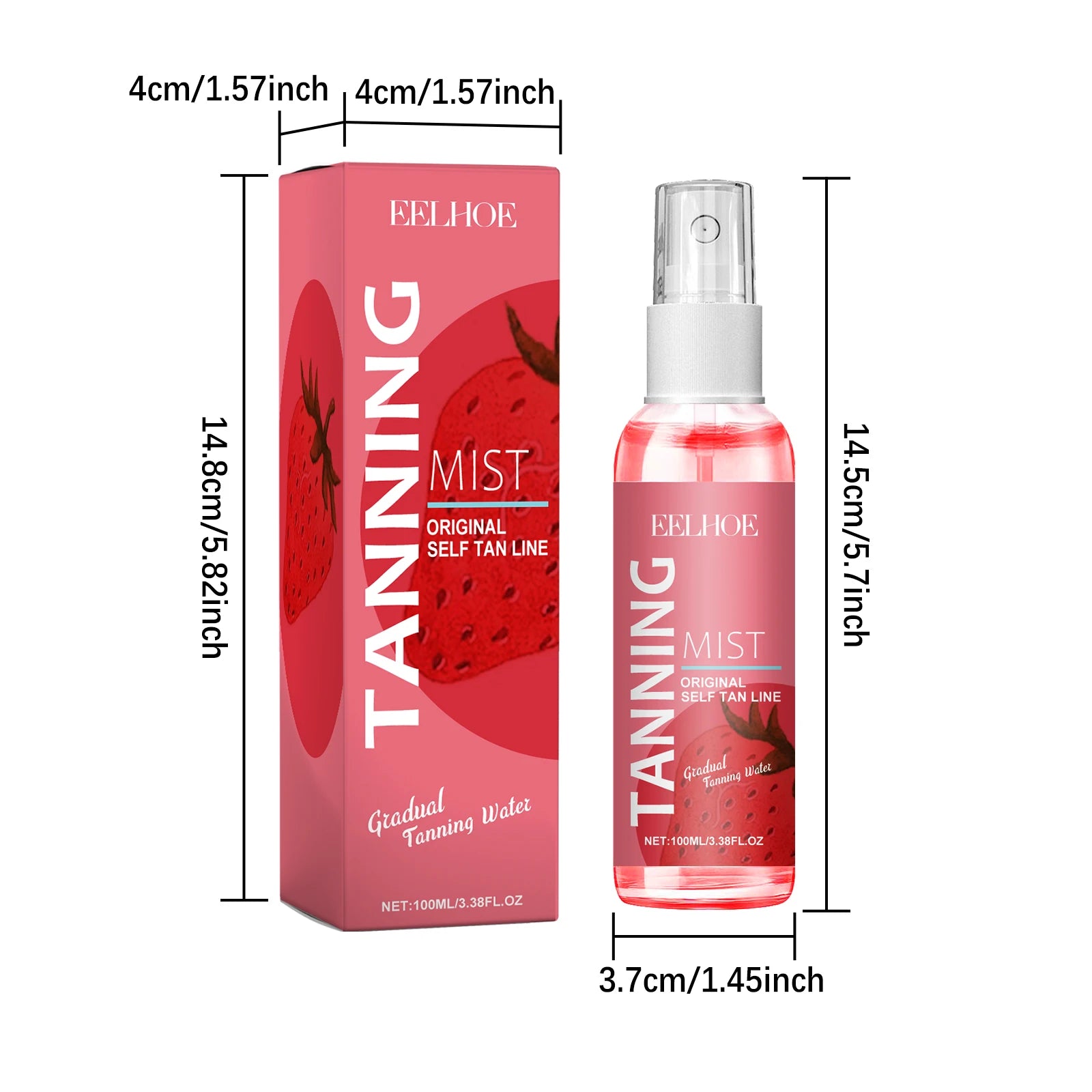 Strawberry Sunless Tanning Body Mist