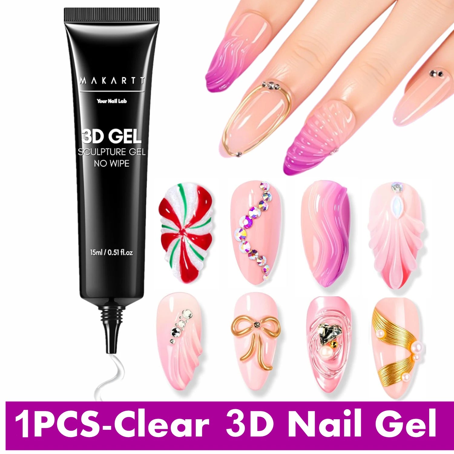 3D Clear Sculpting Gel