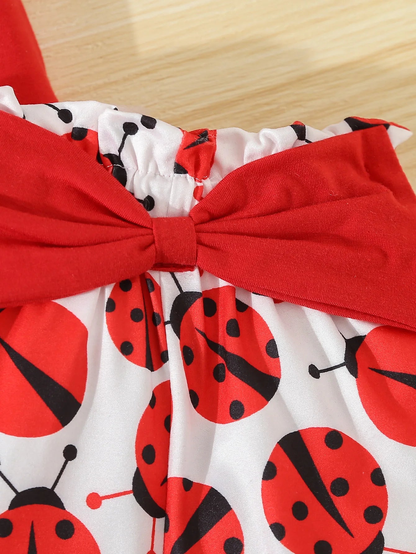 Summer Baby Girl Ladybug Outfit