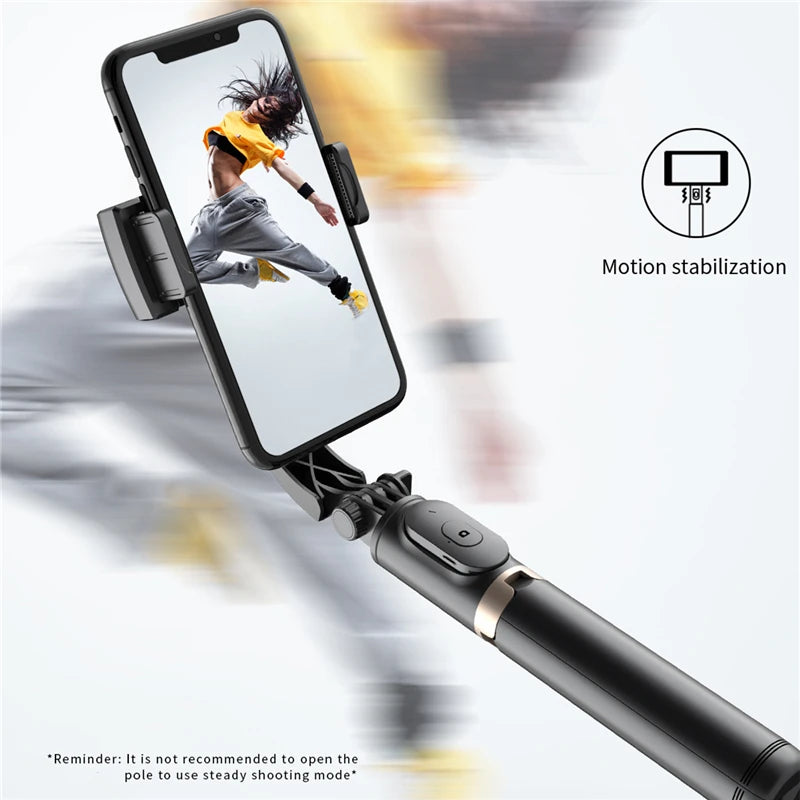 Gimbal Stabilizer Selfie Stick Wireless Tripod