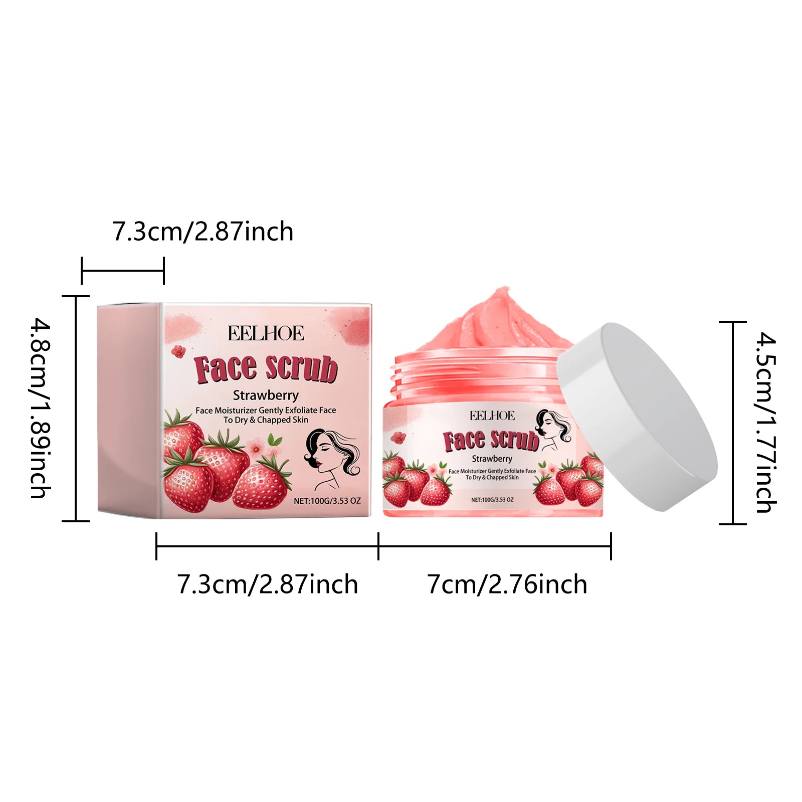 Strawberry Exfoliating Facial Scrub