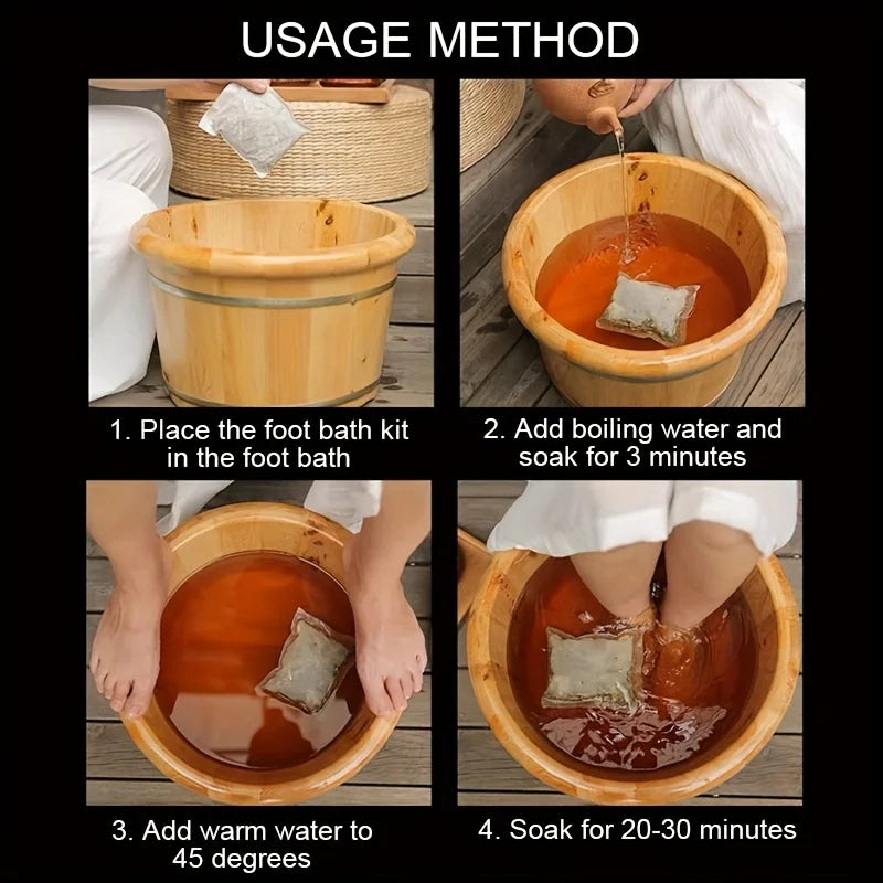 Chinese Herbal Foot Soak Packs
