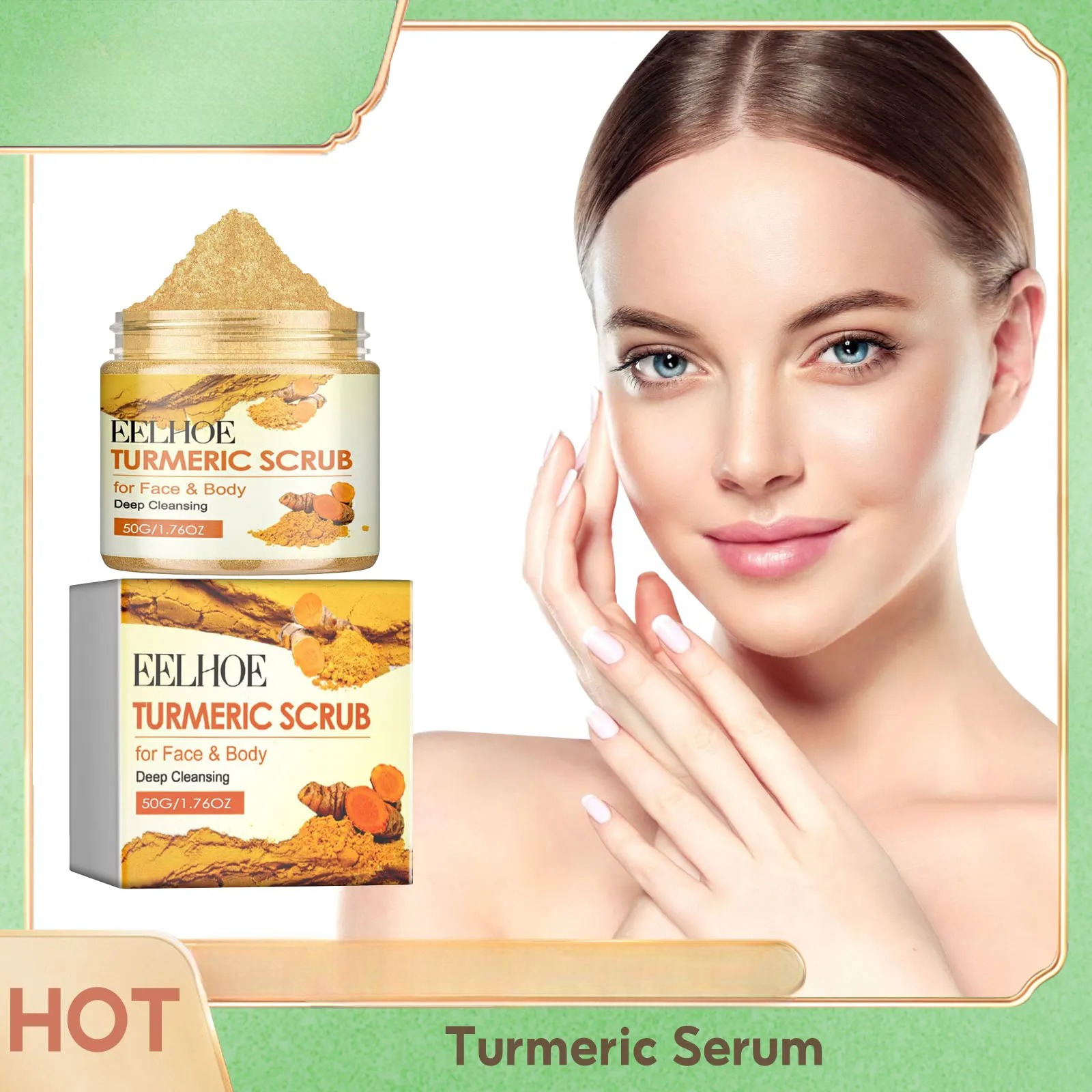 Turmeric Face and Body Scrub
