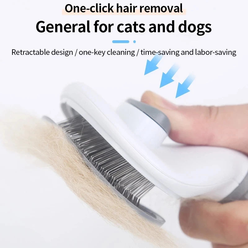 Cat Hair Removal Comb Stainless Steel Grooming Brush Accessories