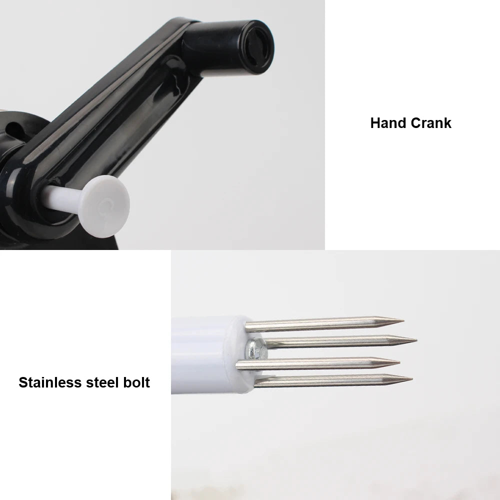 Multifunction Hand-Cranked Potato and Apple Peeler Slicer Cutter