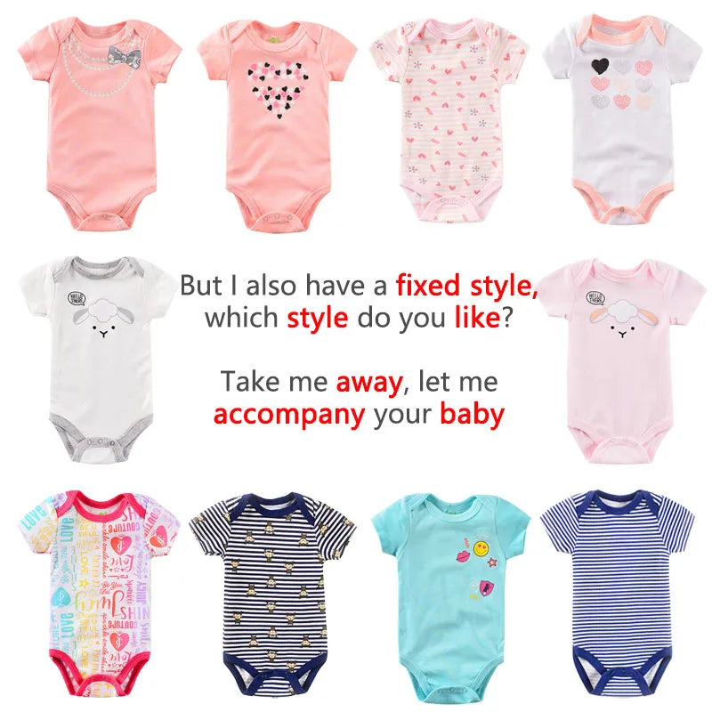 Summer Newborn Baby Bodysuit