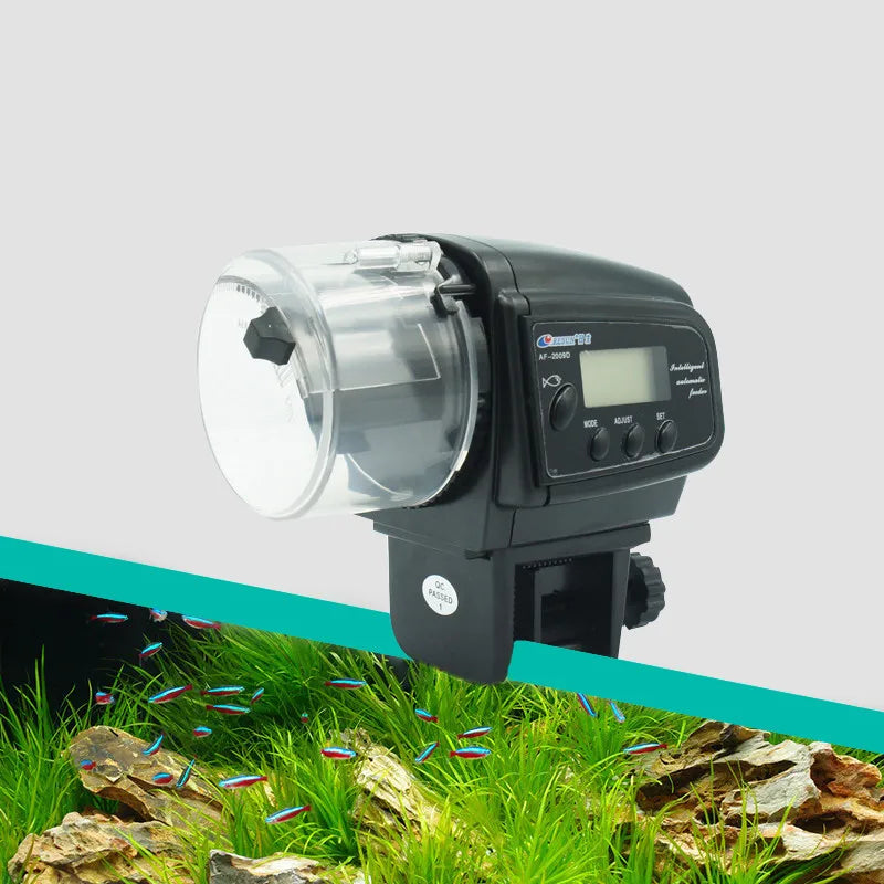 Digital Auto Fish Food Feeder with LCD Display Timer