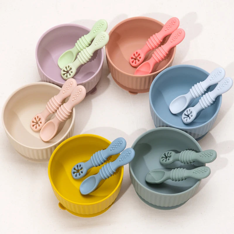 Silicone Spoon Fork Set