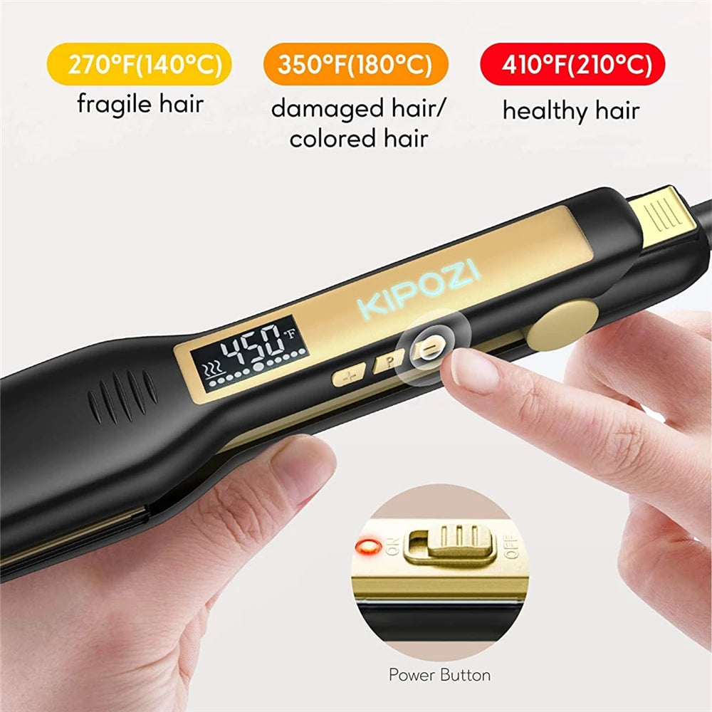 Professional Titanium Flat Iron Hair Straightener