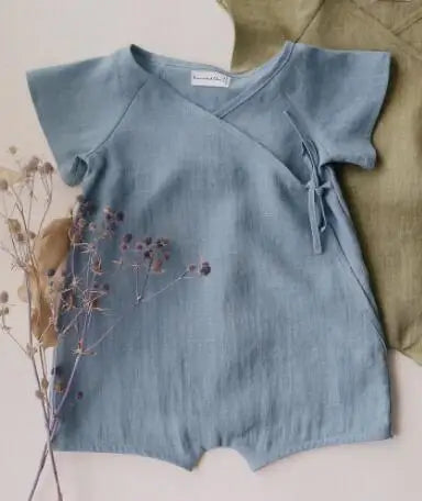 Linen Cotton Baby Romper
