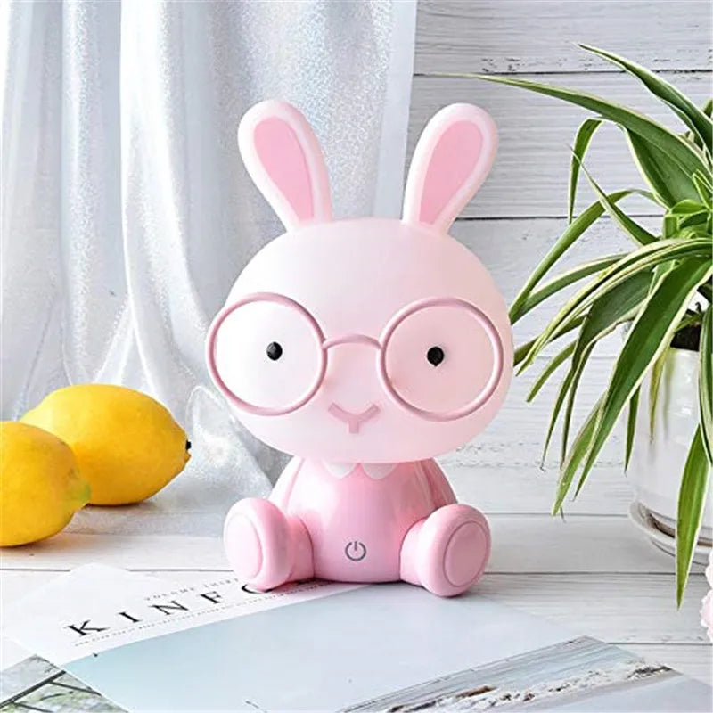 Cartoon Bunny LED Night Light Touch Table Lamp
