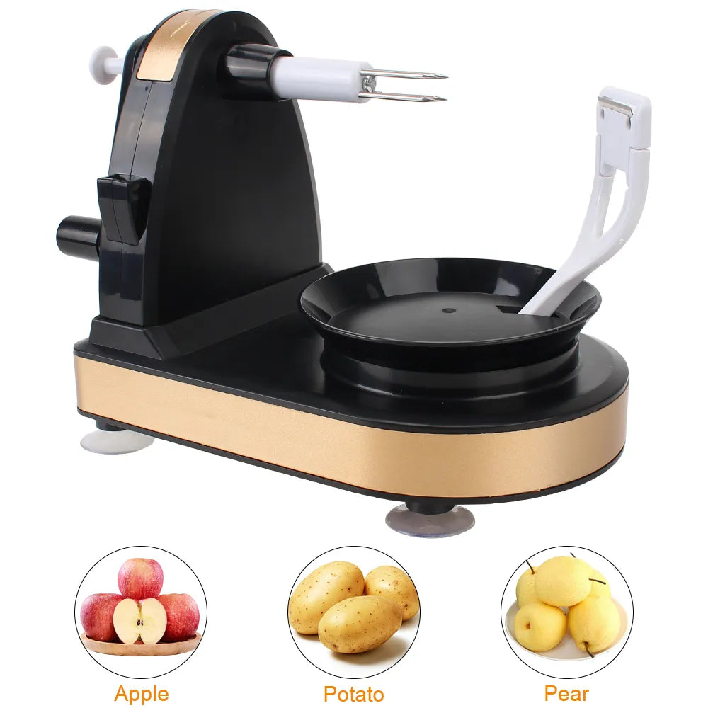 Multifunction Hand-Cranked Potato and Apple Peeler Slicer Cutter
