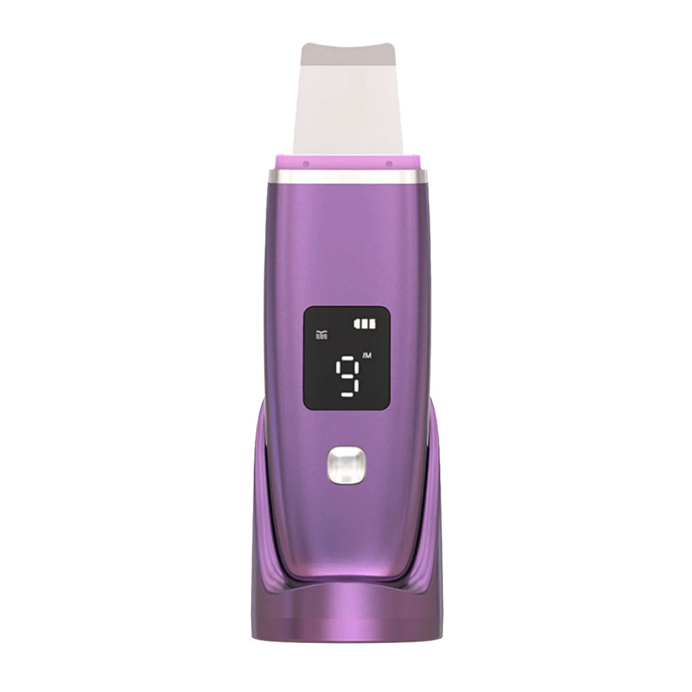Ultrasonic EMS Skin Scrubber Facial Cleaner