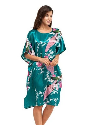 Silk Short Sleeve Nightgown