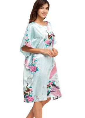 Silk Short Sleeve Nightgown