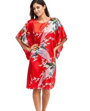 Silk Short Sleeve Nightgown