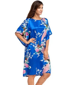Silk Short Sleeve Nightgown
