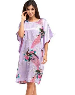 Silk Short Sleeve Nightgown